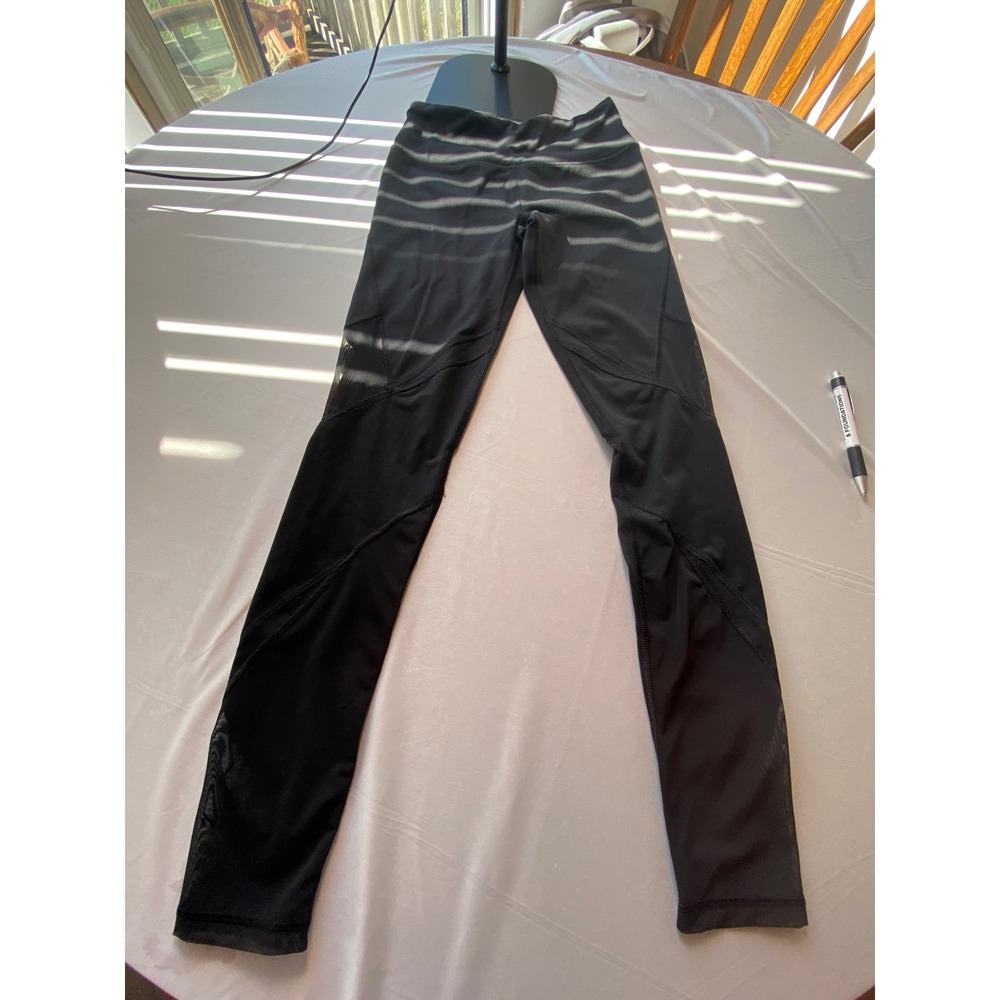 Victoria's Secret VSX Sport Knockout Tight Mesh Panel Leggings Black XS